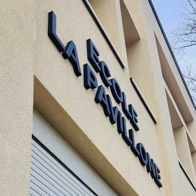 Enseigne lettres découpées sans fond