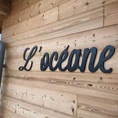 Enseigne lettres découpées sans fond